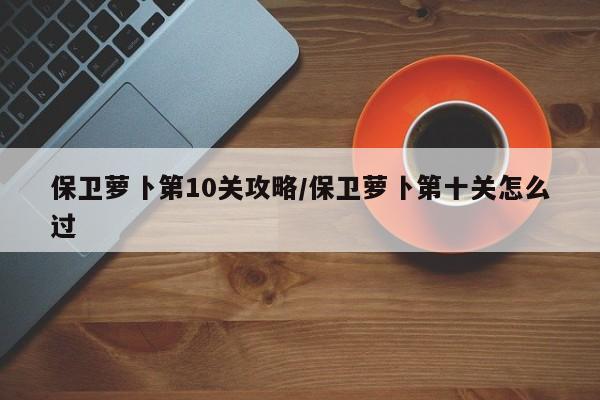 保卫萝卜第10关攻略/保卫萝卜第十关怎么过